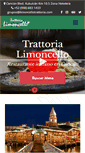 Mobile Screenshot of limoncellotrattoria.com